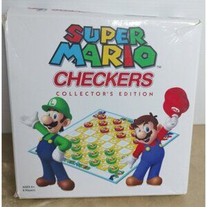 Super Mario Brothers Checkers Collector's Edition Board Game Read.